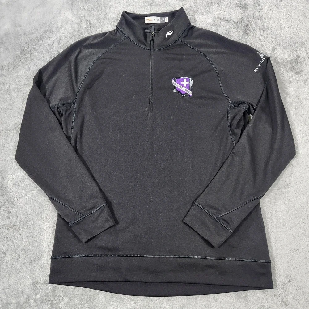 KJUS‎ Kaeno Pullover Shirt Mens XL Golf 1/4 Zip UV Lightweight